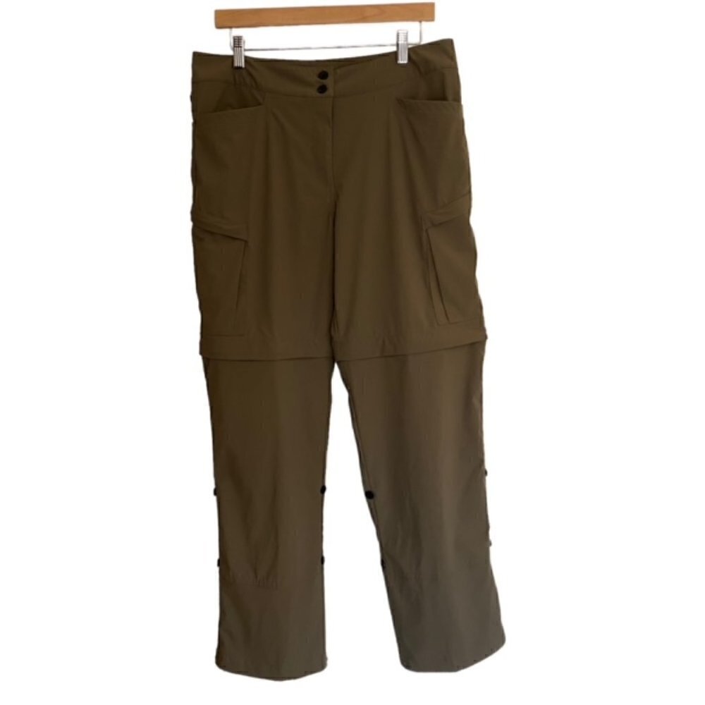 Tilley Khaki Green Goes With Anywhere Convertible Pants 12